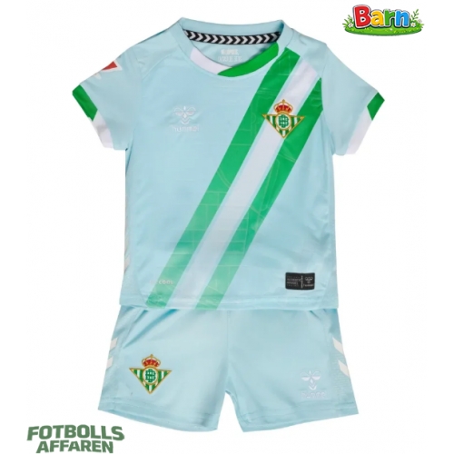 Real Betis Bortaställ Barn 2025-26 Kortärmad (+ Korta byxor)